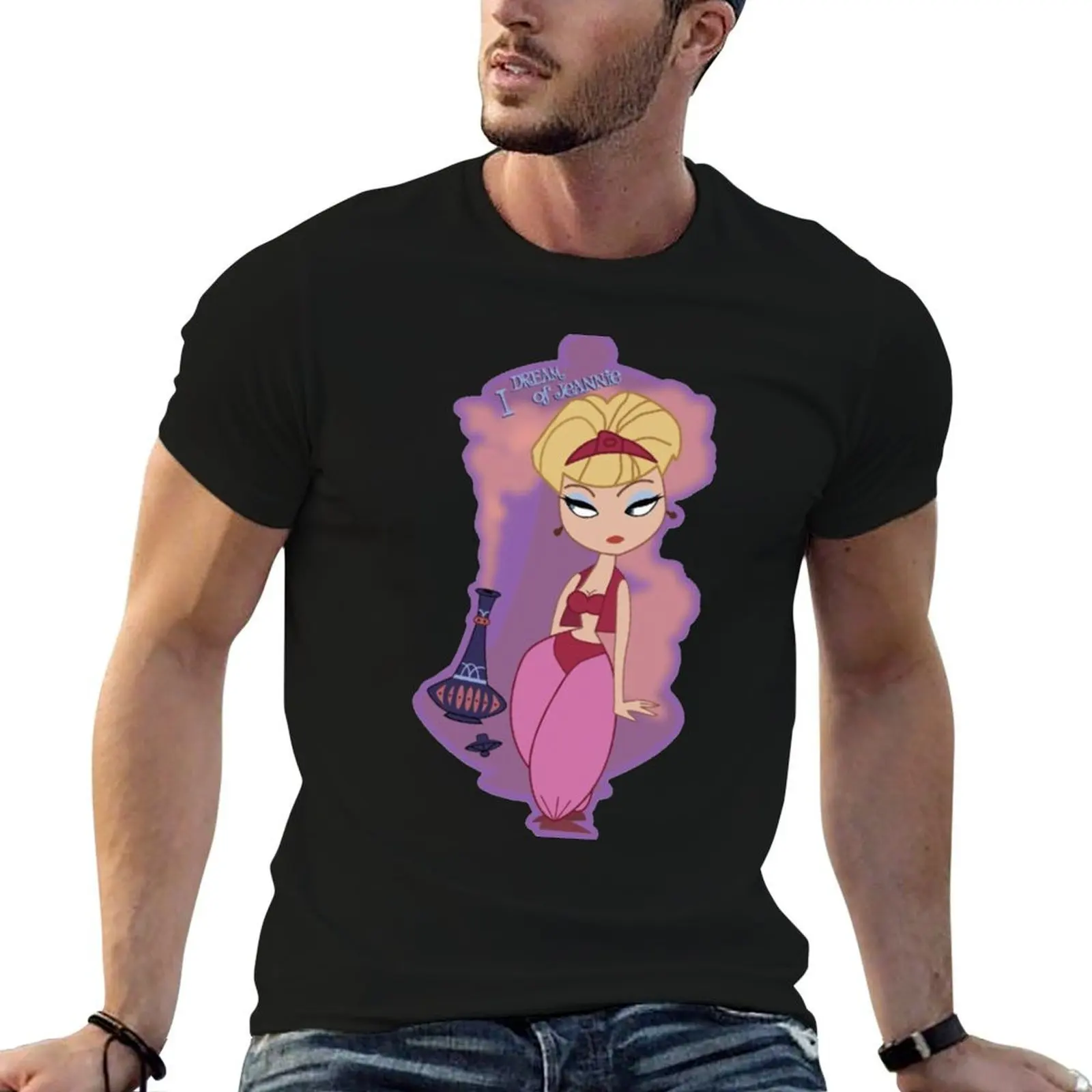 

I dream of Jeannie T-Shirt cotton t shirts man 100% t shirt man plain t shirts for man slim fit T-shirt