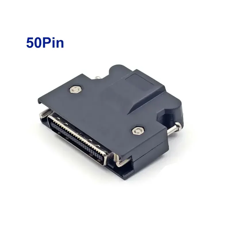 50-Pin SCSI Connector For Mitsubishi/Yaskawa/Delta/Panasonic Servo Drive Plug SCSI (SM) 14P 20P 36P 50P 68PIN Connector 2Pcs 5Pc