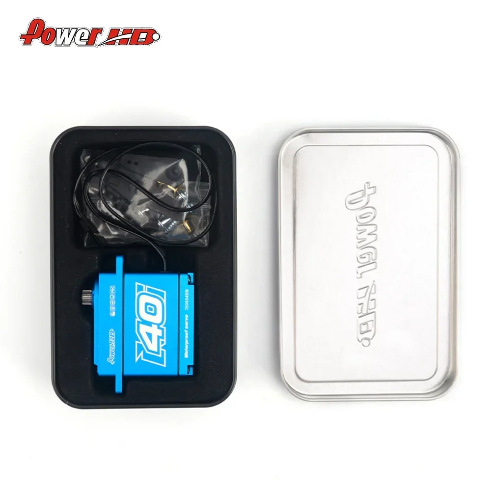 

Power HD 20KG 30KG 40KG 25T Waterproof Digital Servos HV Metal 1/10 1/8 Crawler Buggy Retrofit Accessories