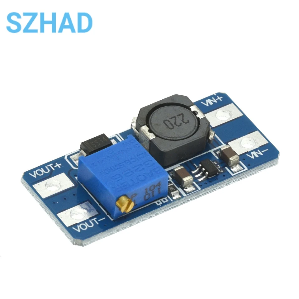 TYPE-C/USB 2A Max DC-DC Step Up Power Module Booster Power Module MT3608 2-24V To 5V/9V/12V/28V