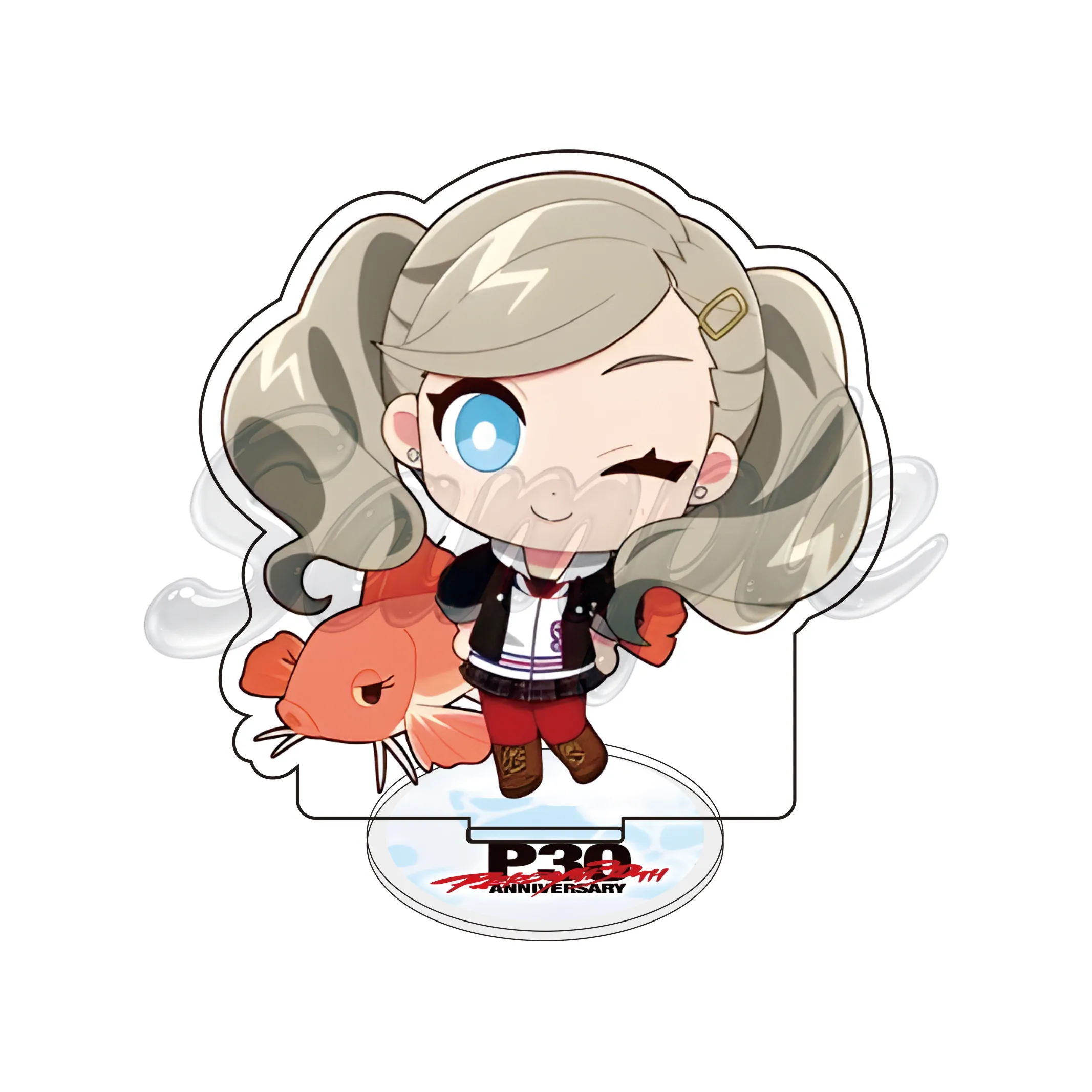 Anime Persona 10cm Acrylic Stand Double-sided Interlayer Clear HD Printed Tabletop Decorations Accessories Decor Gifts Keychain