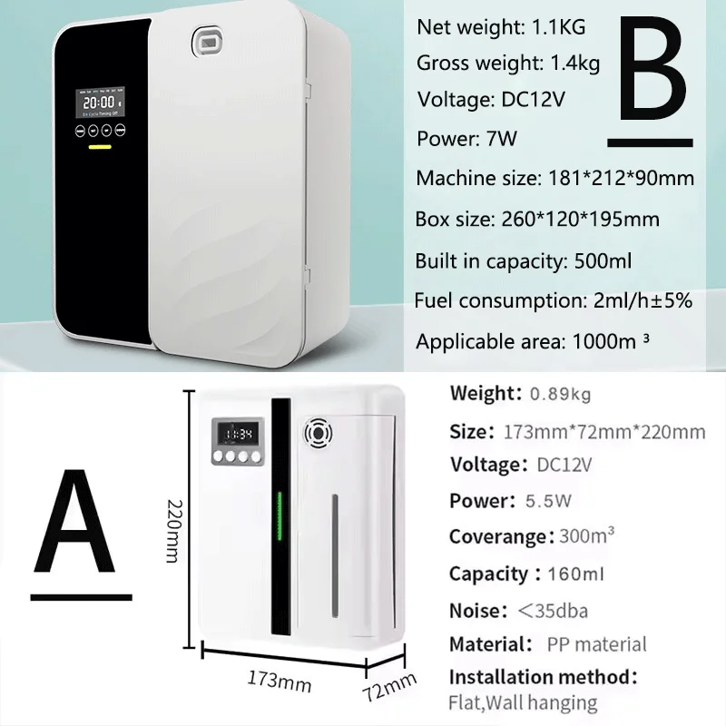 บลูทูธสมาร์ท Aroma Diffuser โรงแรม Air Freshener เครื่องปรุง Diffuser ครอบคลุม 300m3 กลิ่นไฟฟ้าสําหรับ Home Smell Distributor