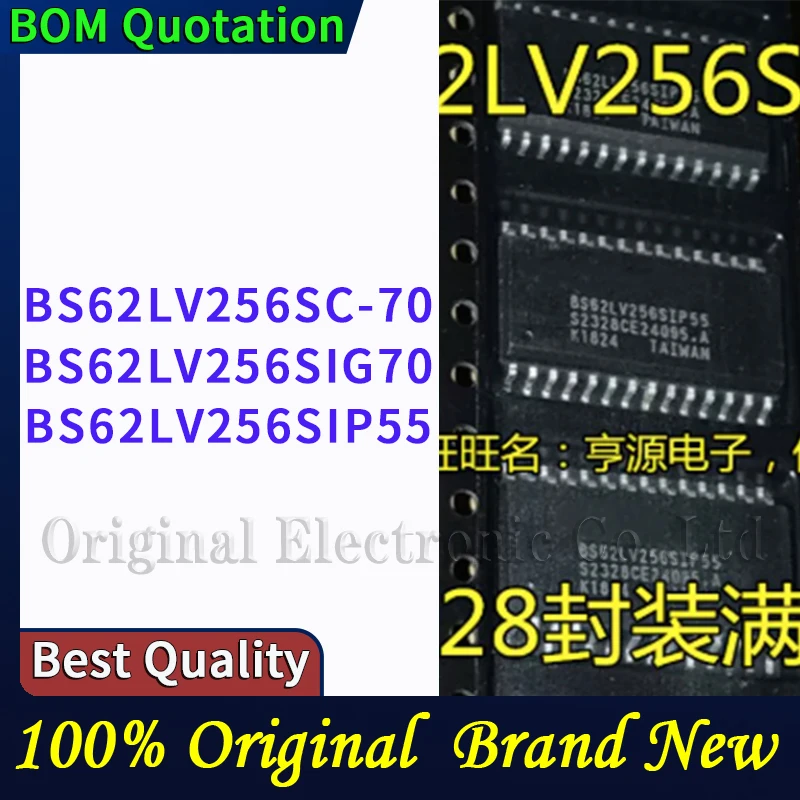 10pcs/lot BS62LV256SC-70 BS62LV256SIG70 BS62LV256SIP55  plastic casing Original  In stock High quality