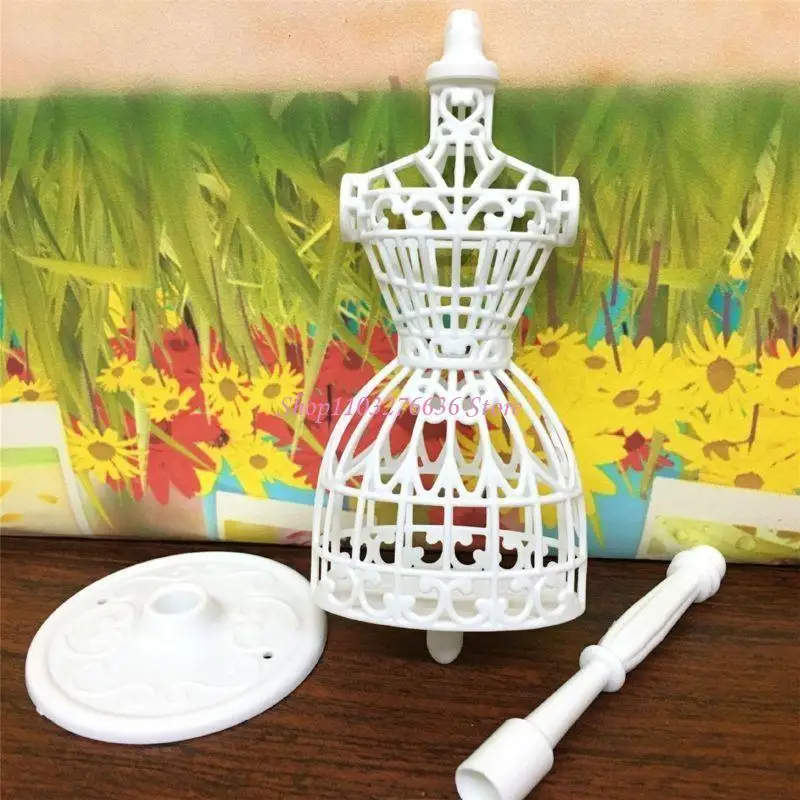 R6FD Miniature for Doll’s Monquin Clothes حامل 3pcs للأطفال القابلة للتجميع FO #5