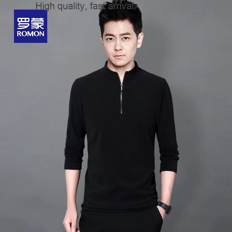 

Thin Long Fall Sleeve T-shirt Men Fashion Brands Long Sleeve Top Clothes Korean Trend T-shirt Polo Shirt t shirts men