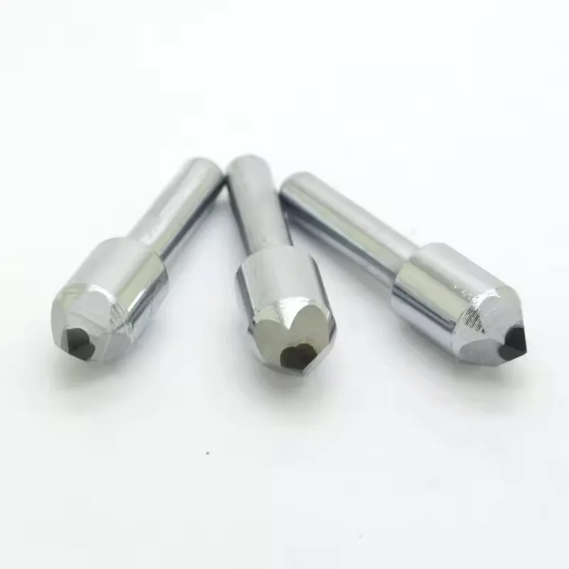 1 PC New Design Diamond Engraving Cutter Granite Stone tools Marble Relief cnc Bit 4 edge PCD Shank 6 mm Milling carving Tool