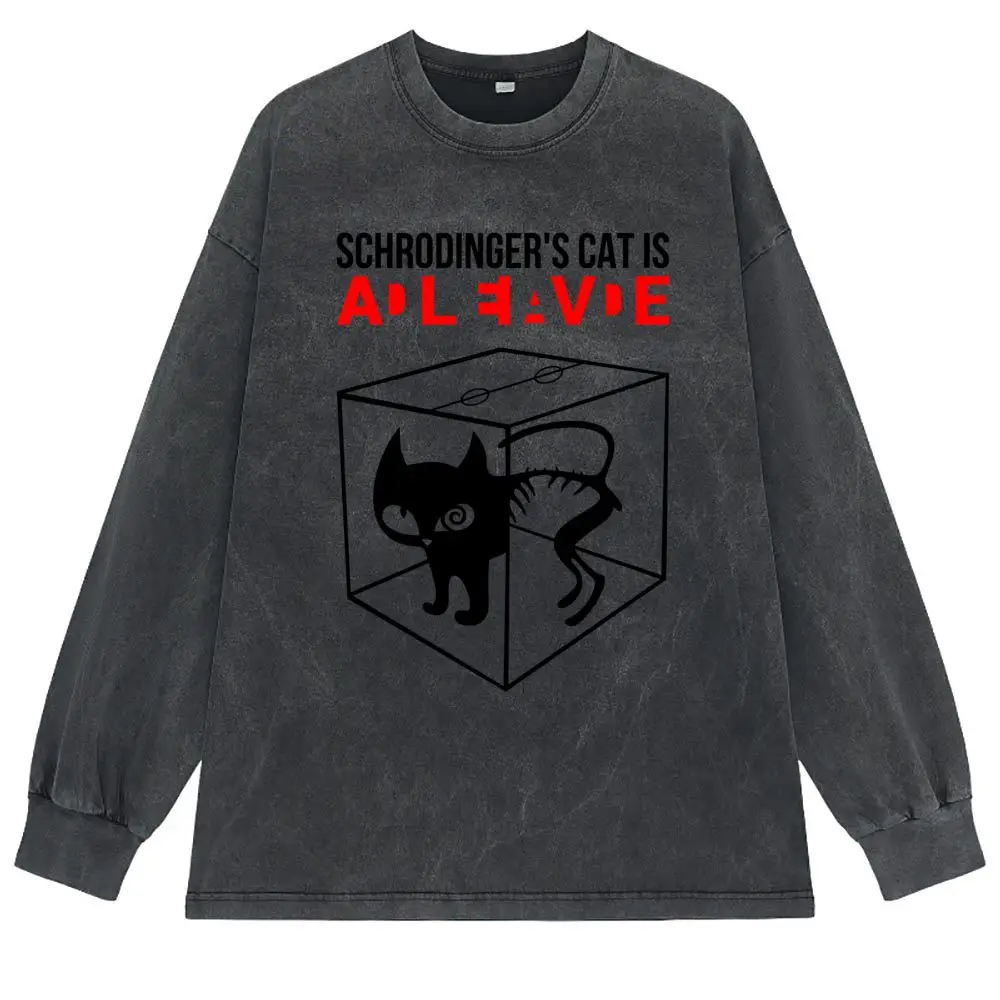 Normal Tshirt Washed Plain Long Sleeve Men Sweatshirts Printed On Ostern Day Sportswears