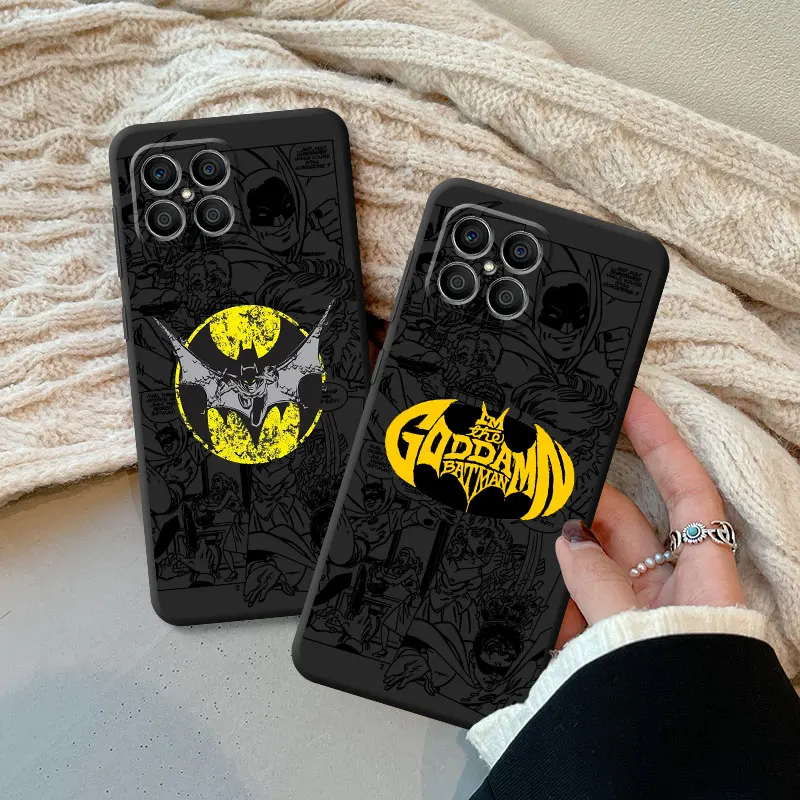 Phone Case for Honor 8X 90 Lite X6 X7 X8 X6a X8a X9a 5G B-Bat-man Spider S-Superman logo Cover