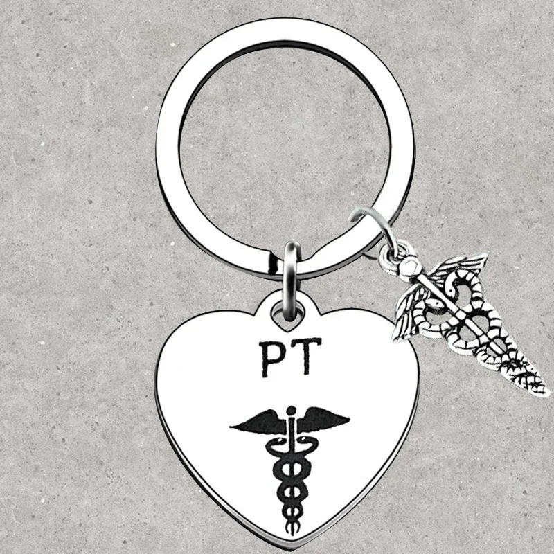 

Hot Physical Therapist Keychain Physical Therapy Key Rings Sports, Hand Massage, Dumbbell, Wheelchair gift