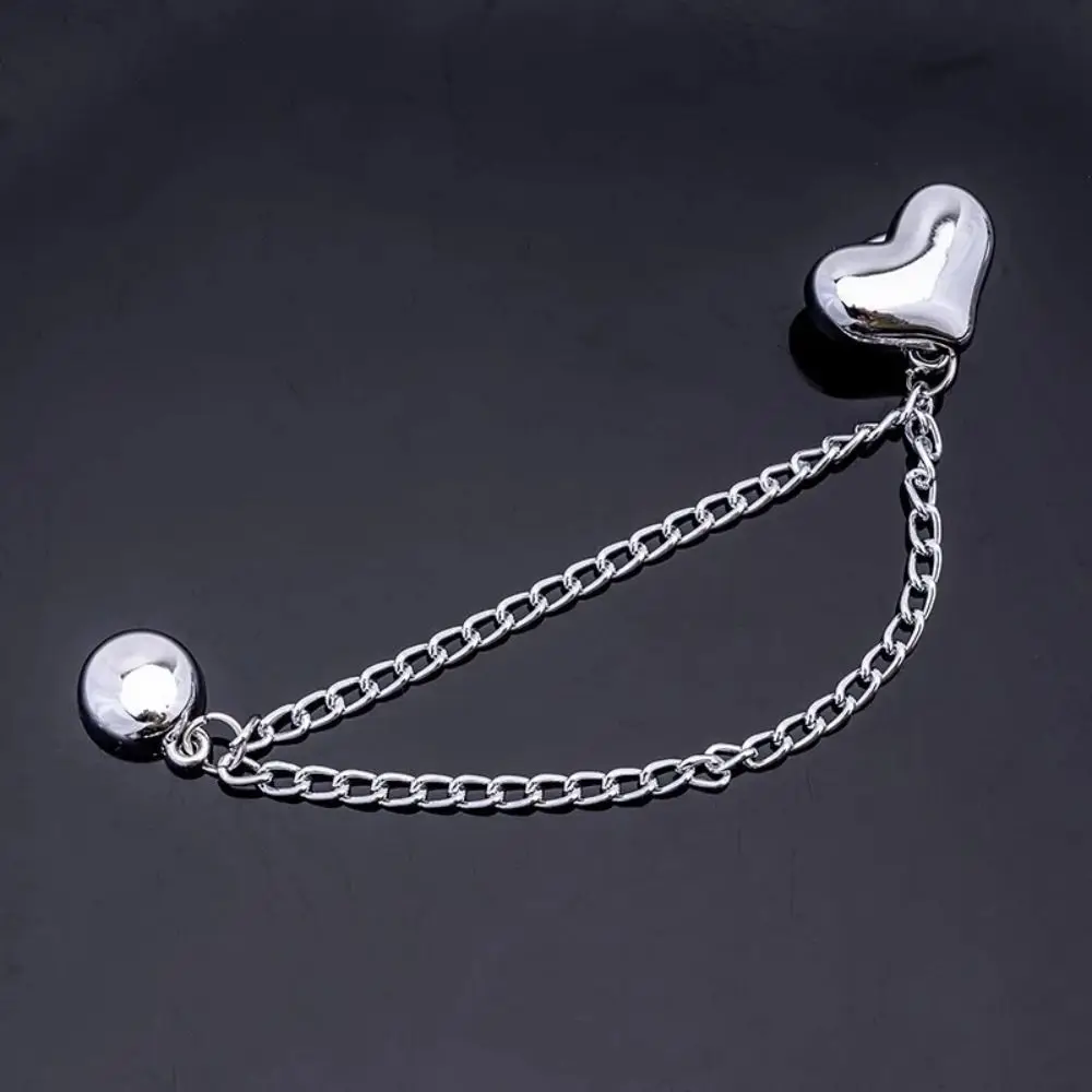 Multi-Function Magnetic Clothing Clip Non-hole Alloy Magnetic Fixed Button Silver Waist Buckle Shorten Trouser Clip