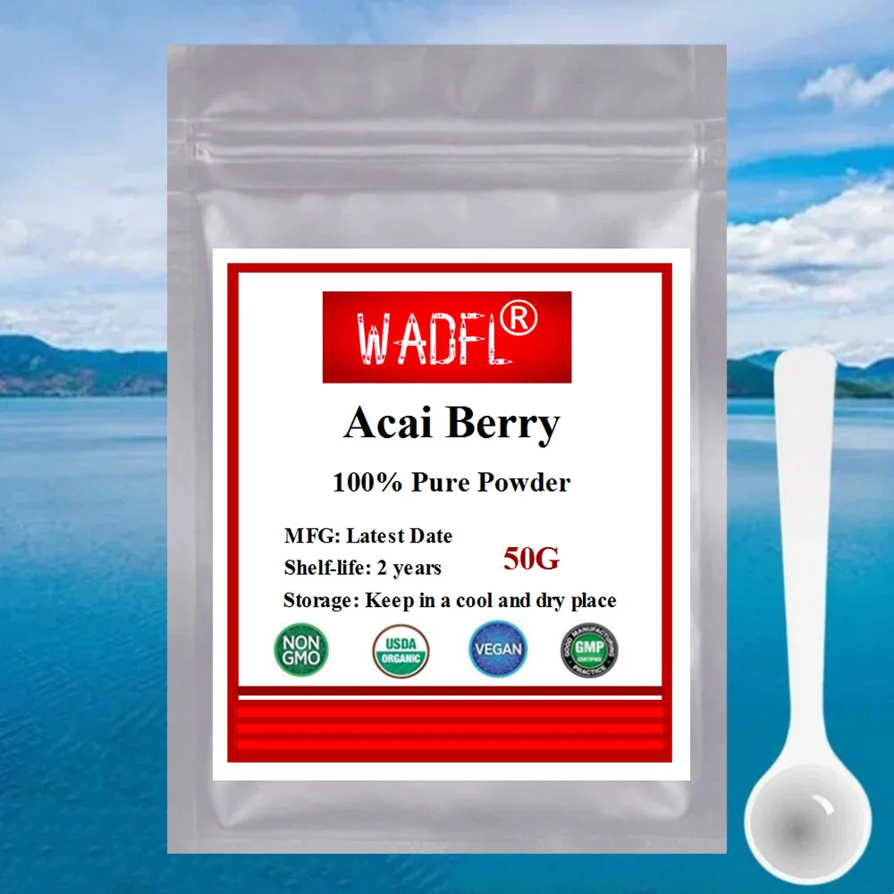 100% Acai Berry Powder Natural Acai For Skin Whitening Free shipping 50g-1000g