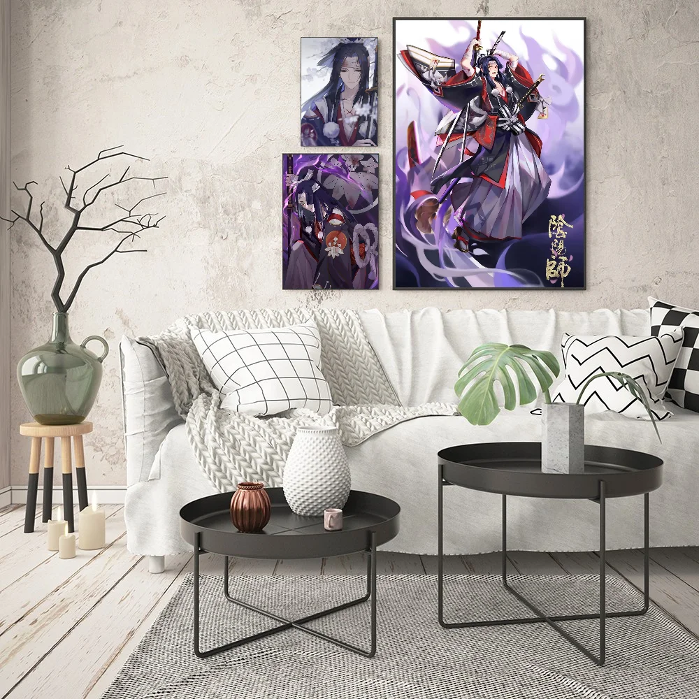 1pc Onmyoji Hot Ghost Cut Poster HD Posters Home Room Bar Cafe Decor Art Wall Painting Picture