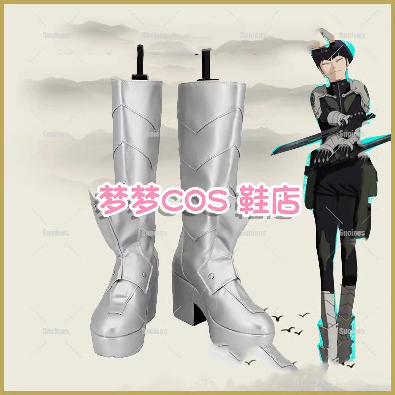 

Аниме Kaiju Hoshina Soshiro, обувь для косплея, ботинки, обувь на толстой подошве, женские и мужские аксессуары для вечеринки на Хэллоуин, индивидуальный заказ