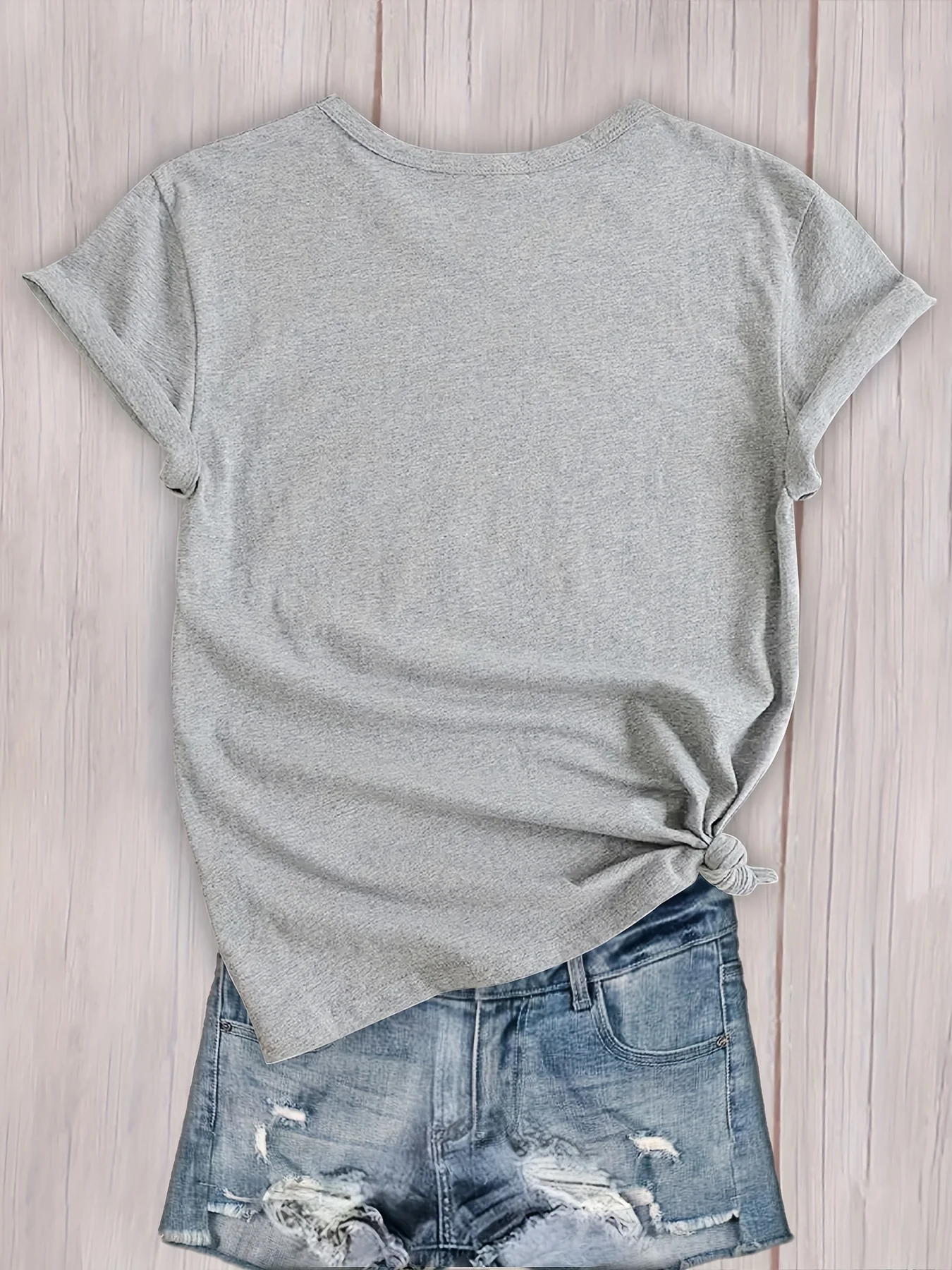 حجر الراين الملكة رسالة طباعة مريحة وناعمة تي شيرت الرياضة ، قصيرة الأكمام ، تشغيل السببية طاقم الرقبة أعلى ، Activewear المرأة