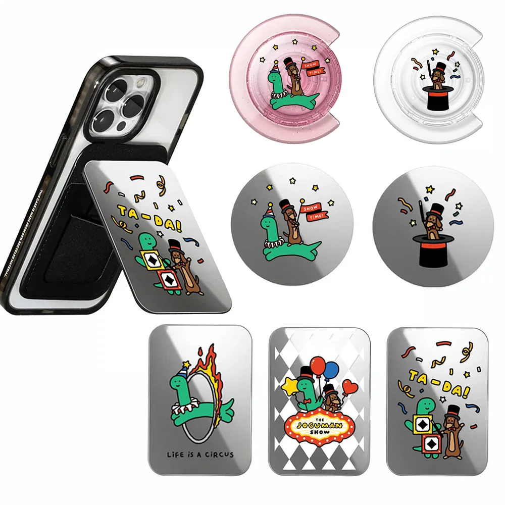 

Cartoon Magic Show Magnetic Folding Phone Stand for IPhone 12 13 14 15 16 Pro Max Holder Mount Support for S25U