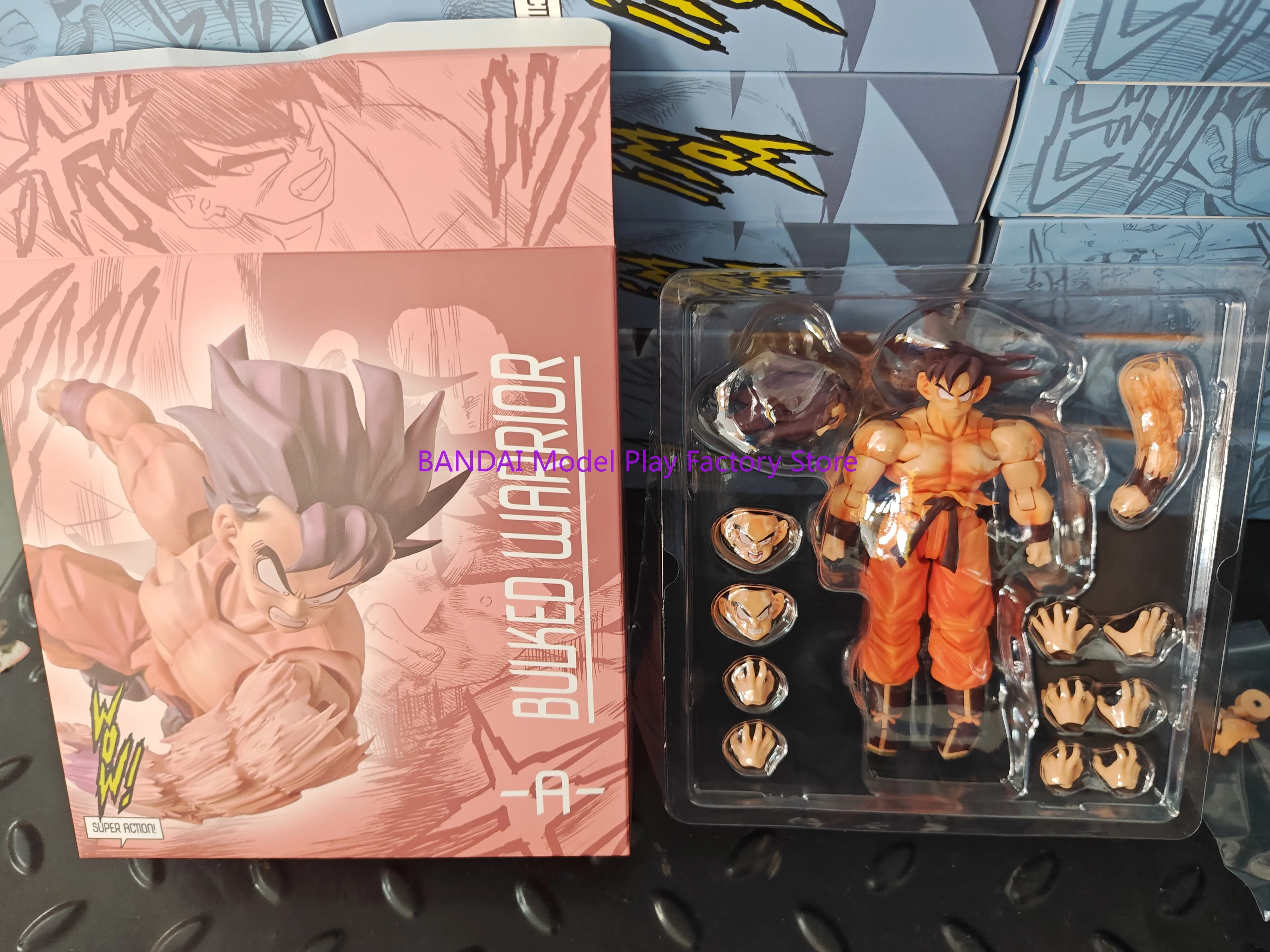 

New-Hot Wow Super Action Studio 1/12 Dragon Ball Anime Figure Kaiouken Son Goku Action Figurine Collect Goku Model Toys Kid Gift