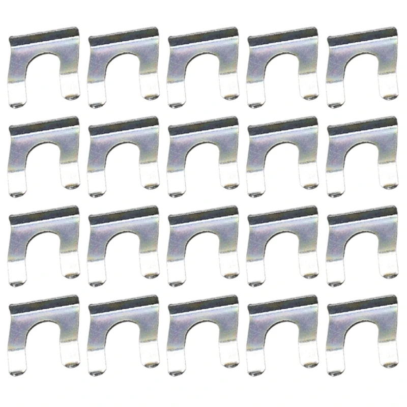 Pack Of 20 Metal Brake Line Clamps Brake Hose Retainers for Truck Applications DropShipping