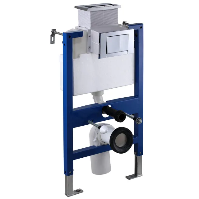 NUCA High Quality Concealed Tank Durable Bathroom Mechanical Flush System Wall Hanging Toilet Hidden Push Button Accessory