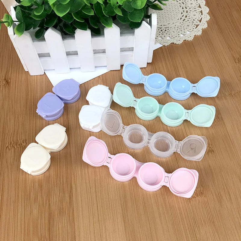 Fashion Tweezers Suction Stick Mini Contact Lens Case Set Girl Colored Contact Lenses Box Eyes Contact Lens Container