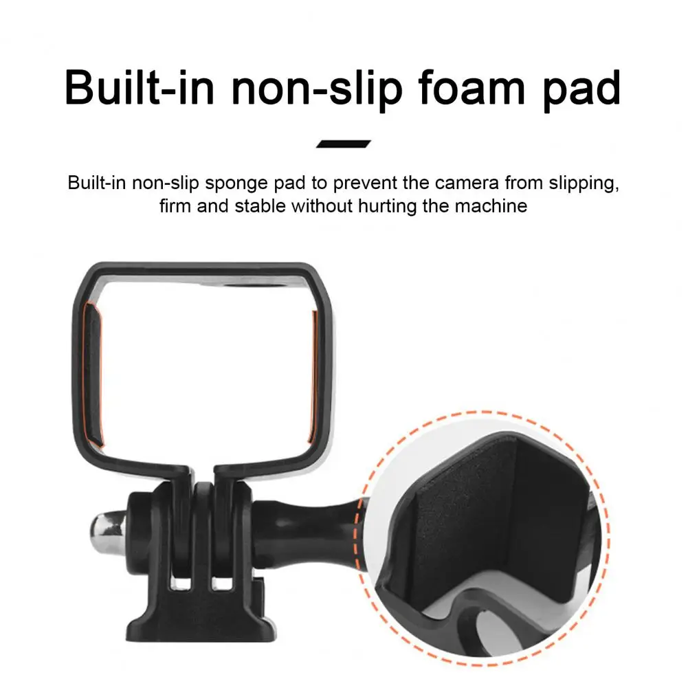 Travel-friendly Expansion Adapter Head High Hardness Camera Frame with Precise Hole Positioning for Osmo Pocket 3 Easy to Carry