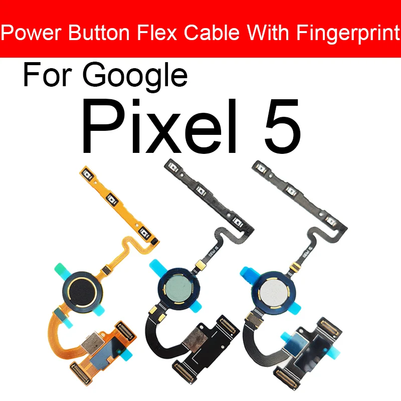 Power Volume Flex Cable For Google Pixel XL 2 2XL 3 3XL 3A 4 4XL 4A XL 5 5A 5G Side Buttons Power Volume Key Flex Ribbon Parts