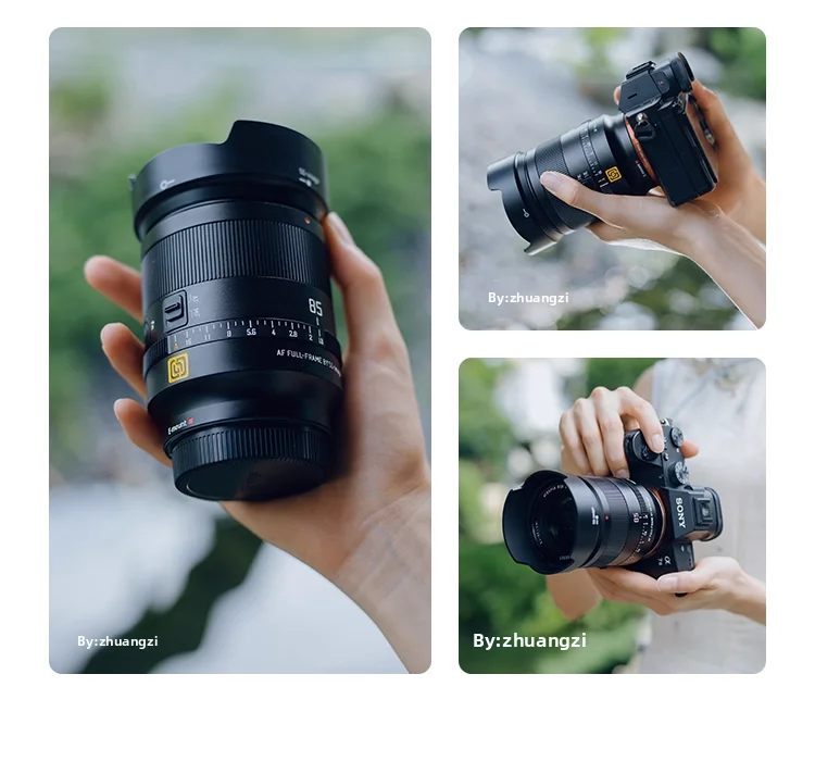 SGimage 85mm F1.8 Full-frame Autofocus Lens AF Portret Groot Diafragma Camera Lens voor Sony E Nikon Z