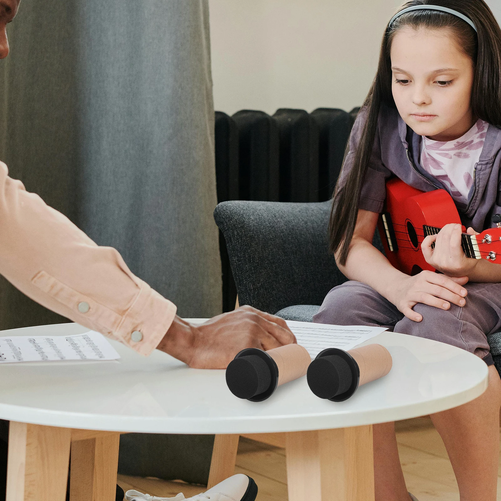 

2Pcs Bass Reflex Port Tube Sponge Noise Reduction Design for Subwoofer Cabinet Portable Speakers Clear Audio Output Loudspeaker