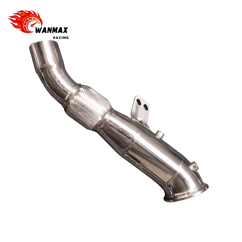 Performance Catless Downpipe for  M140i B58 3.0L Turbo (Euro 5), Stainless Steel Front Pipe, Improves Turbo Response