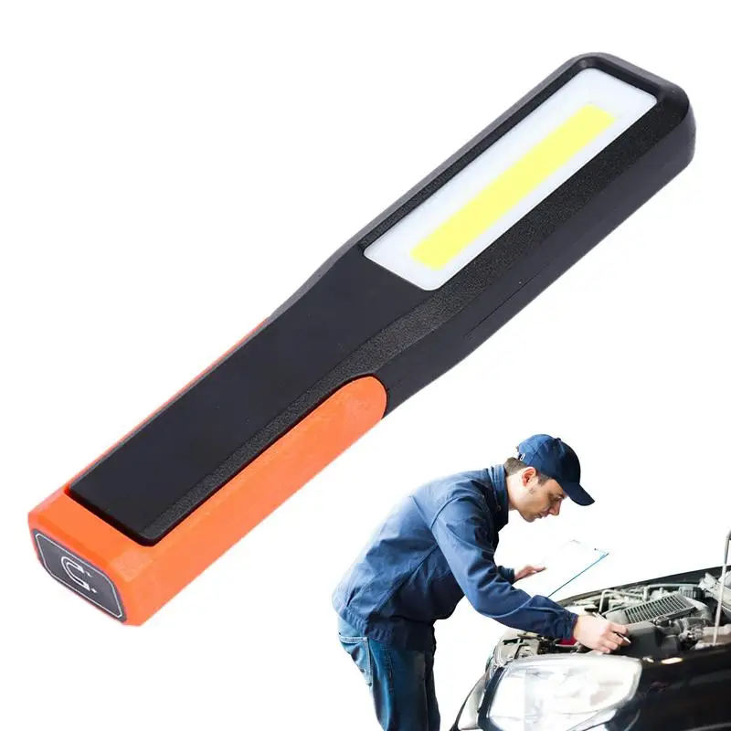 Rechargeable Work Light Magnetic Flashlight Lamp Portable Magnetic Flashlight Inspection Lamp For Car And Machine Tool Lighting