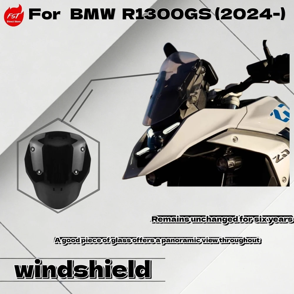 

Для мотоцикла BMW R1300GS 2024+ — специальный модифицированный передний ветровой дефлектор из поликарбоната, ветрозащитный обтекатель, оптовая продажа запчастей