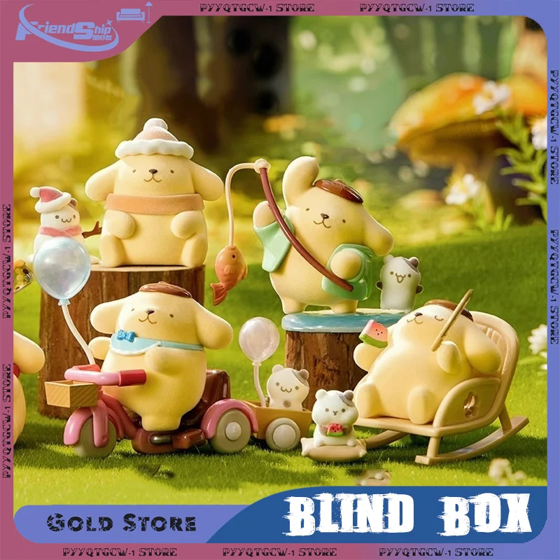 

Kawaii Mystery Blind Box Аниме Фигурка Pom Pom Purin Four Seasons Series Подарок Статическая модель Подарок на день рождения Украшение дома