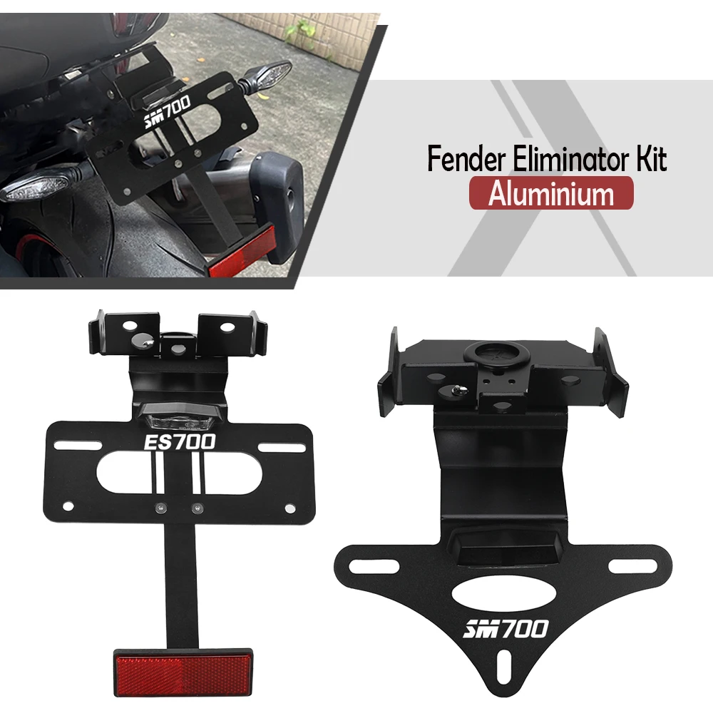 Motorcycle License Plate Holder Fender Eliminator Registration Bracket FOR ES700 SM700 ES SM 700 2019-2024 690SMC-R Enduro R GAS