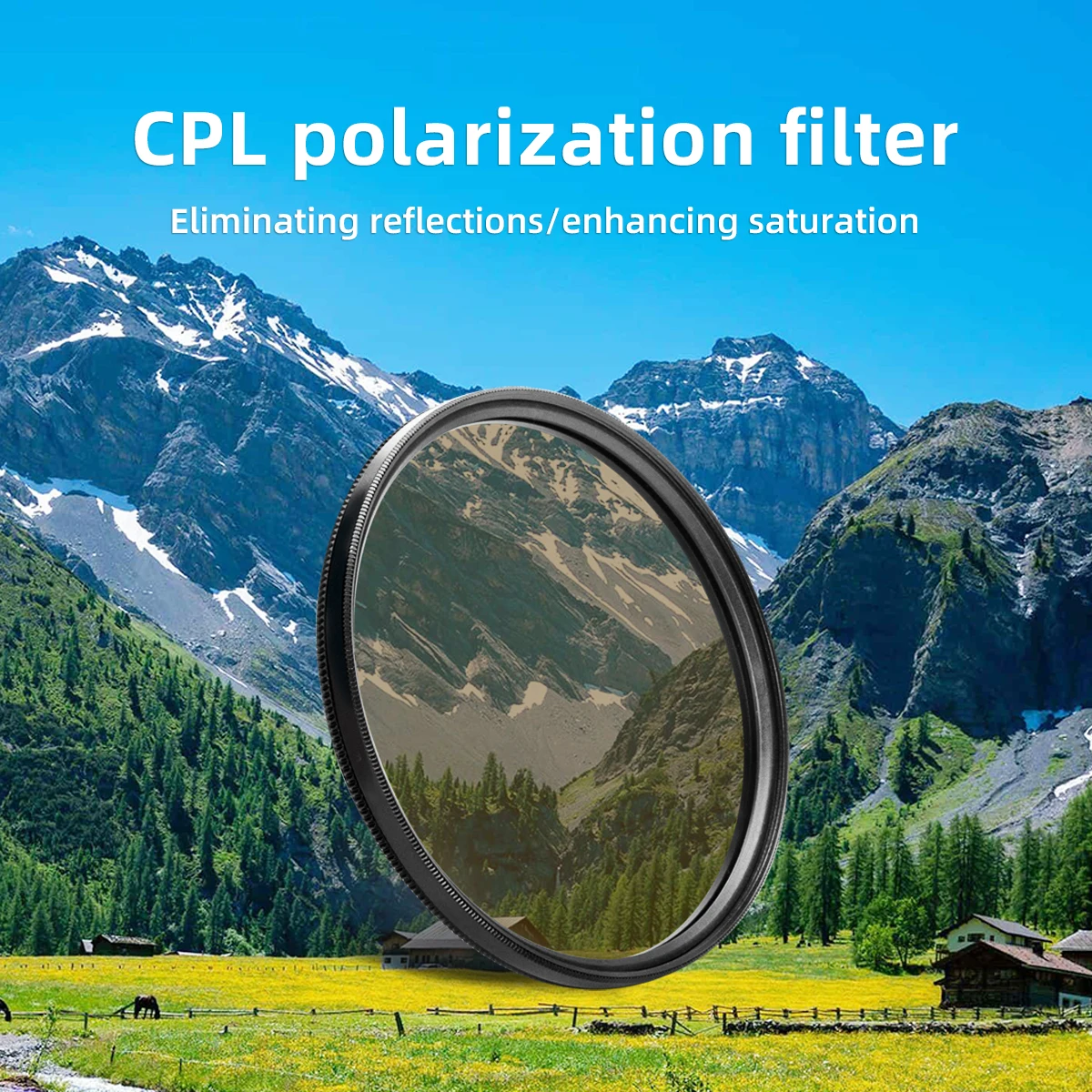 فلتر مستقطب PRO CPL يزيل التأملات لكاميرات Canon Sony Nikon DSLR عدسة 37/39/40.5/43/46/49/52/55/58/62/67/72/77/82 مللي متر