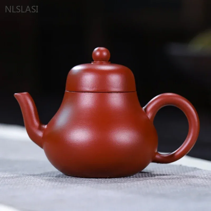 150ml Chinese Yixing Purple Clay Tea Pot Raw Ore Dahongpao Beauty Kettle Handmade Zisha Filter Teapot Tea Ceremony Gifts