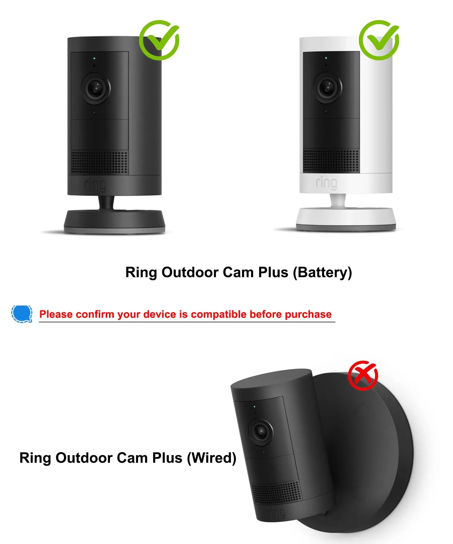 Silicone Cover for Outdoor Camera – Weatherproof, Shock-Absorbent Protective Case, Camouflage Design & Full Port Access (Compat
