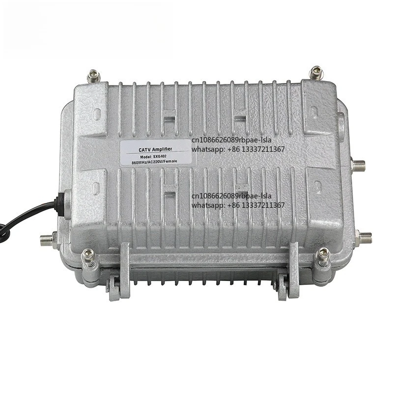 Coaxial Cable CATV 2 Way 750&860MHz Trunk Amplifier with Return Path 32-38dB Gain CE Certified