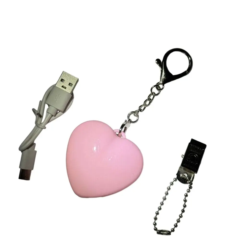 Automatic Motion Activation Heart-Shaped LED Light Touch Control Portable Mini Handbag Light TypeC Charging Wallet Light