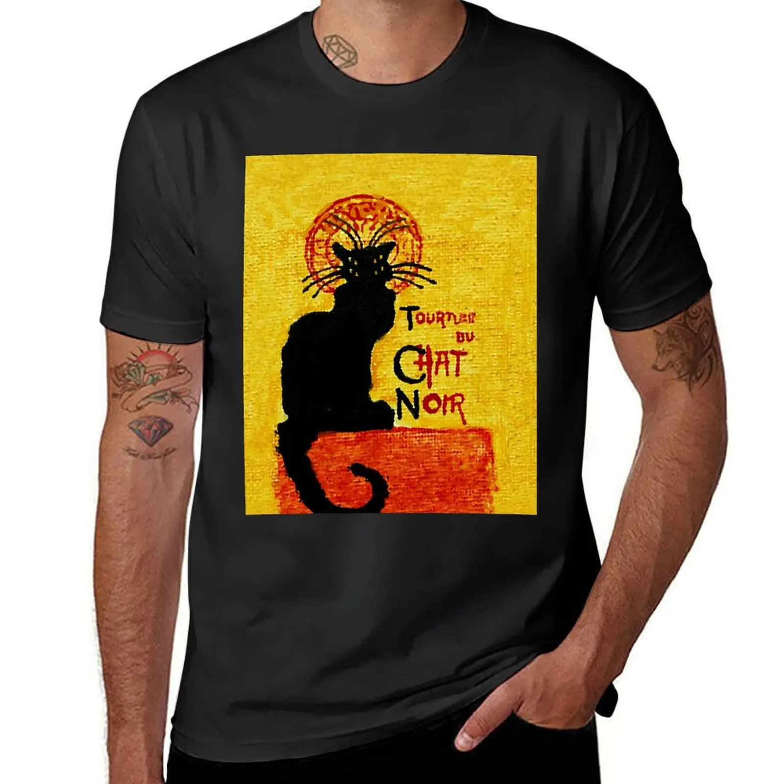 

Le Chat Noir T-Shirt gifts for boyfriend kawaii clothes shirts men graphic