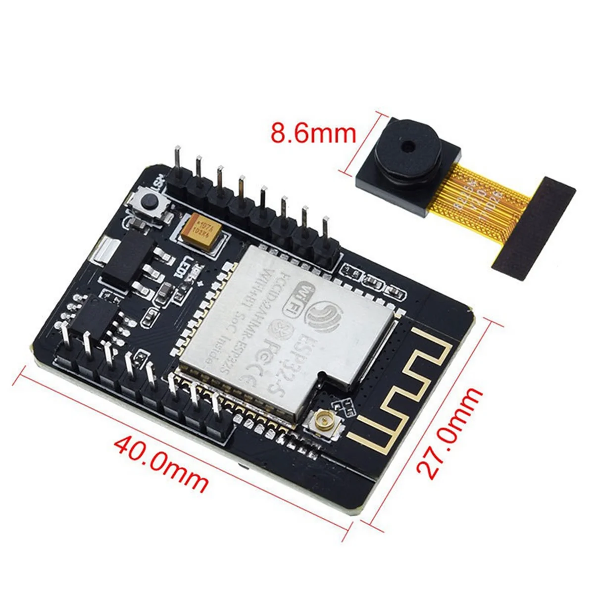 Placa de desarrollo GFR5-ESP32-CAM Módulo WiFi ESP-32S con módulo OV2640