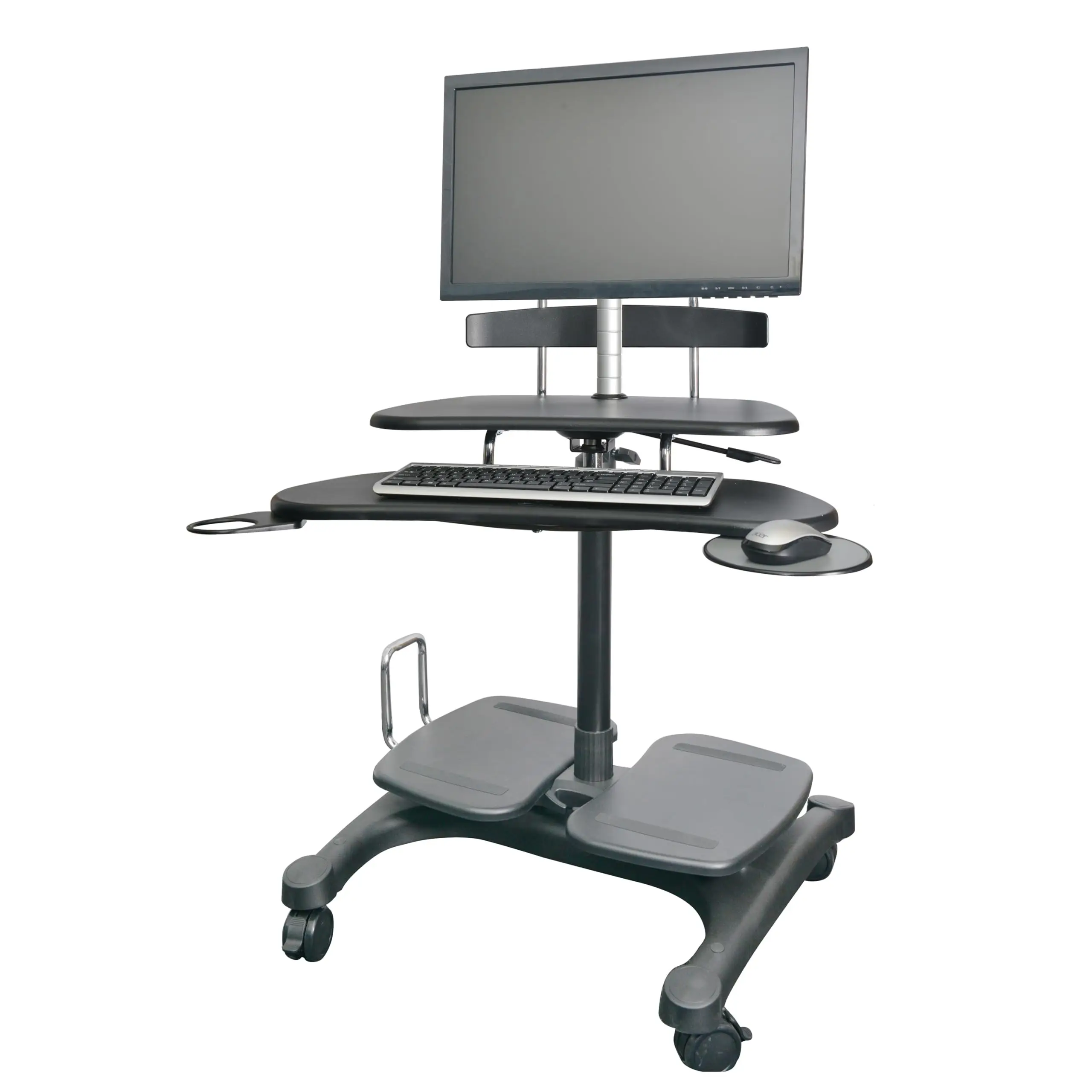 Mobile Sit Stand Height Adjustable (31
