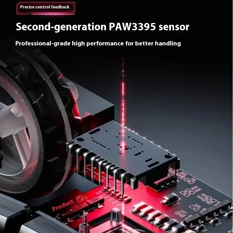 Mouse Nirkabel AOC GM900PRO paw3395 3Mode Ringan Pengisian Cepat Mouse Gaming Esports LOL PUBG CSGO VALORANT Action Delta