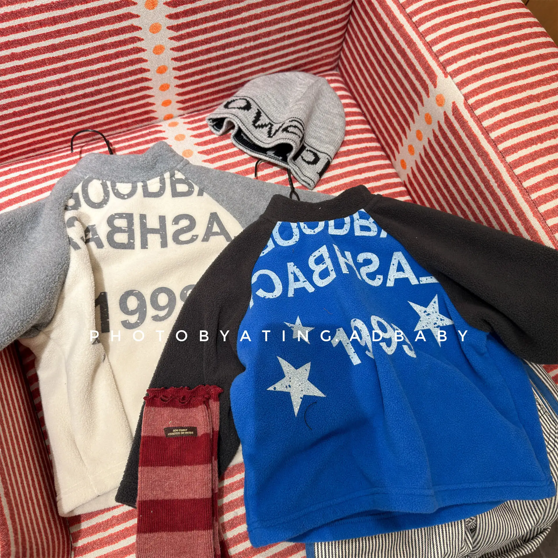 

2025 Winter New Children Fleece Sweatshirt Plus Velvet Thick Boys Girls Warm Bottoming Tops Letter Print Kids Casual Pullover