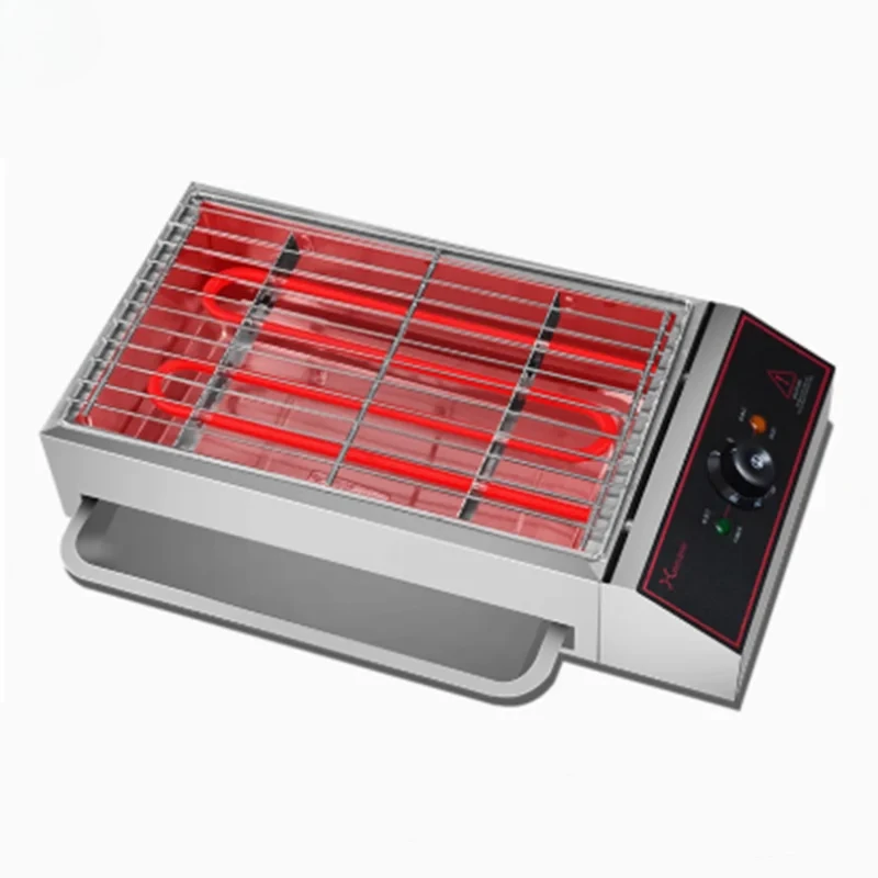 Commercial and househ electric grill, smoke-free barbecue, energy-saving and non stick pot, multifunctional use