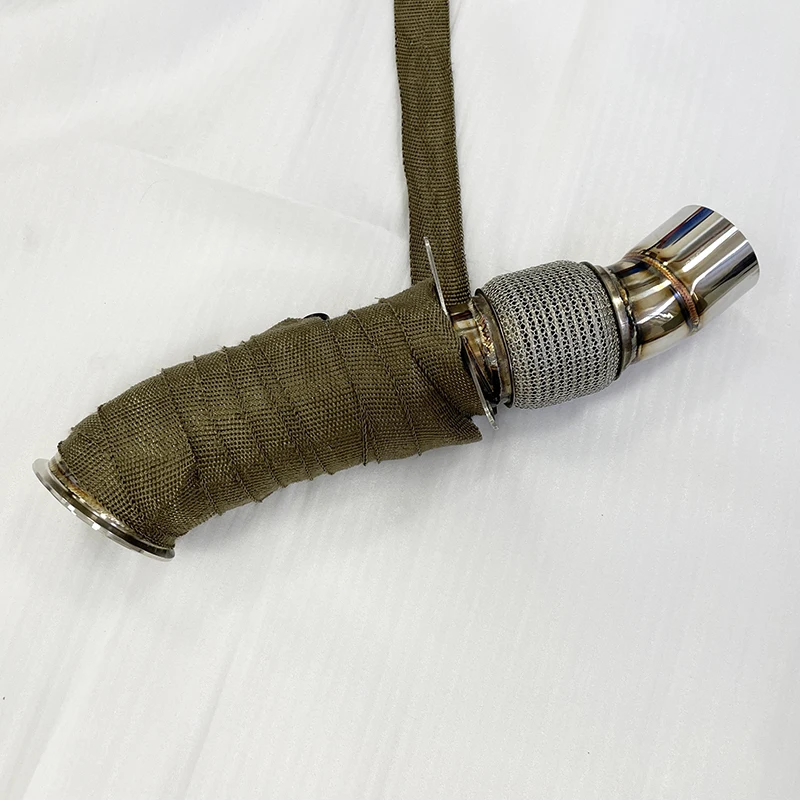 Downpipe ท่อสําหรับ N55 2015 F10 F11 535i 535ix/2015 F07 535i GT 535ix/2016 F12 F13 640i F06/2014-19 F15 F16 X5 X6 35iX