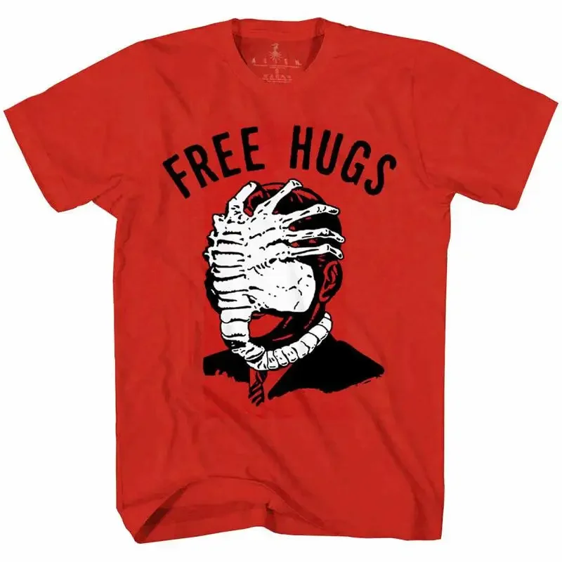 Alien Face Hugger Free Hugs T Shirt