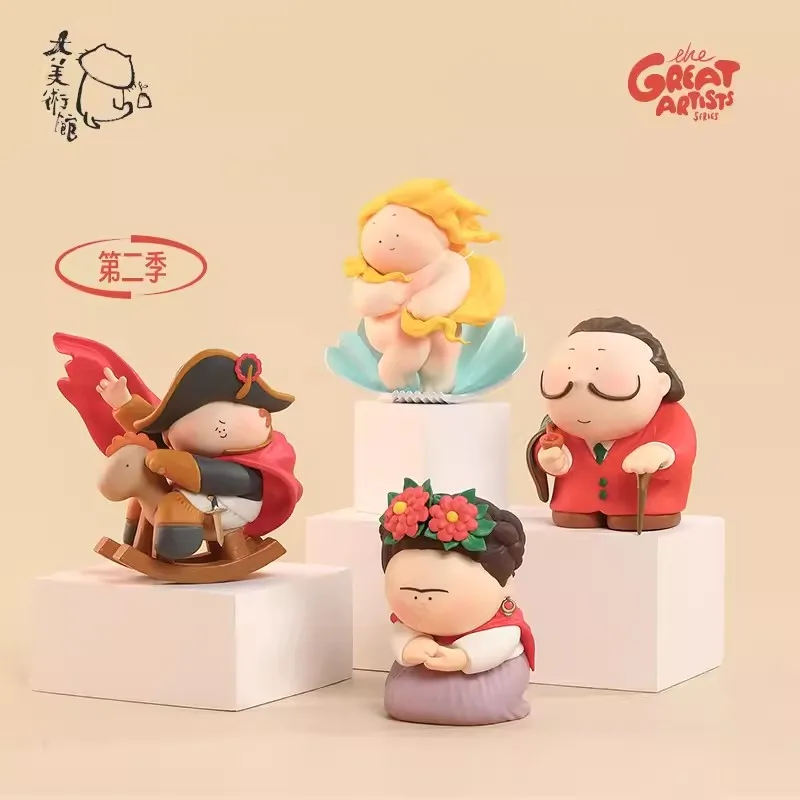 Grand Art Museum Big Artist Series Cute Action Anime Figures Model Handmade Home Decoration Birthday Gift