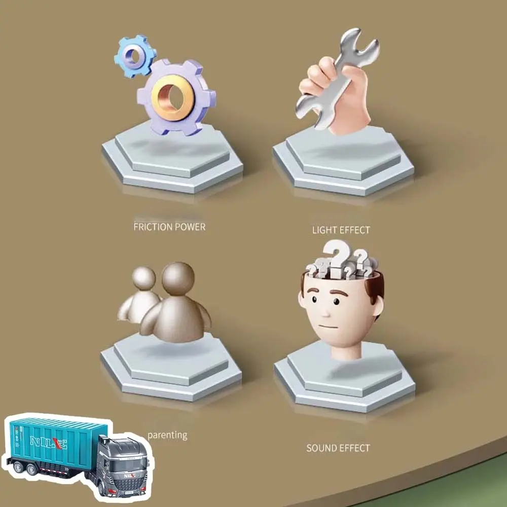 

Масштаб 1:64, модель прицепа из сплава, литой под давлением металлический транспортный автомобиль, забор, автомобиль, игрушечный раздвижной трение, мини-контейнерный грузовик