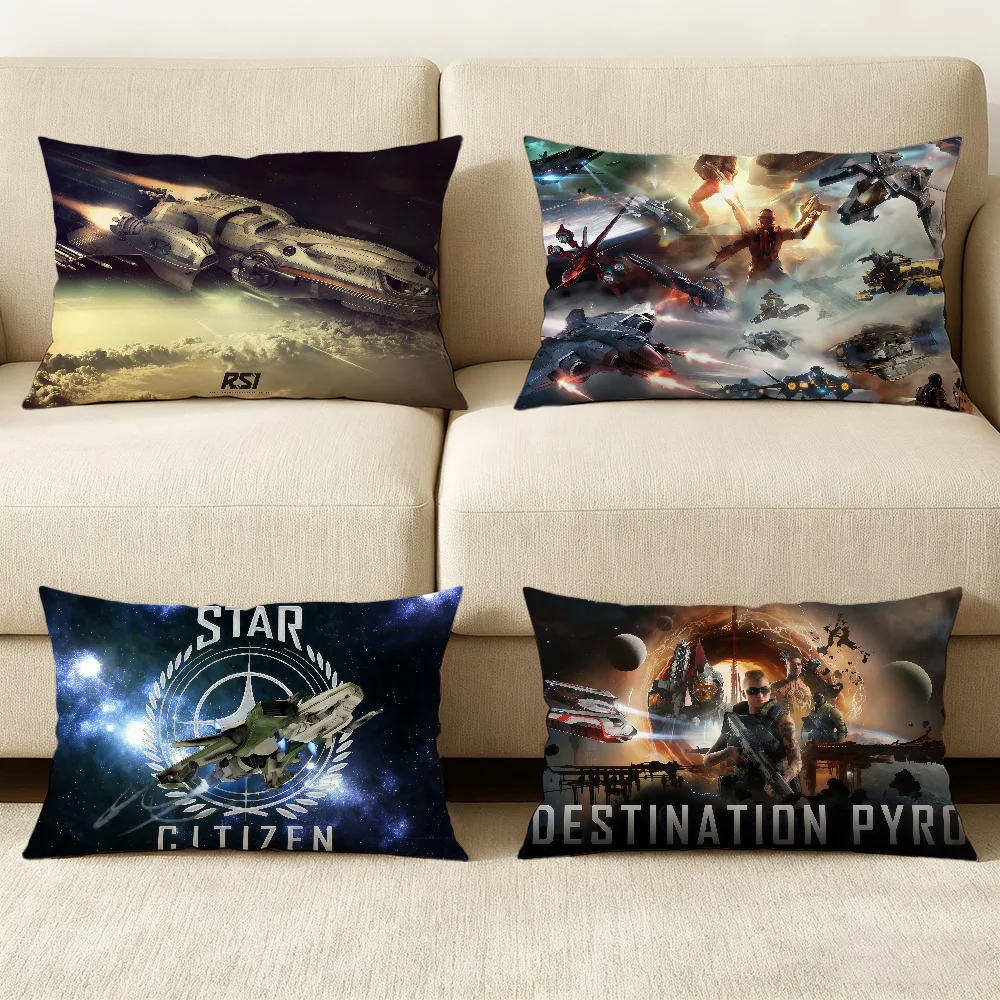 Game Star C-Citizen cushion cover Hit product Sofa living Room Office Rectangle Pillow Home Coffee Shop Bedding
