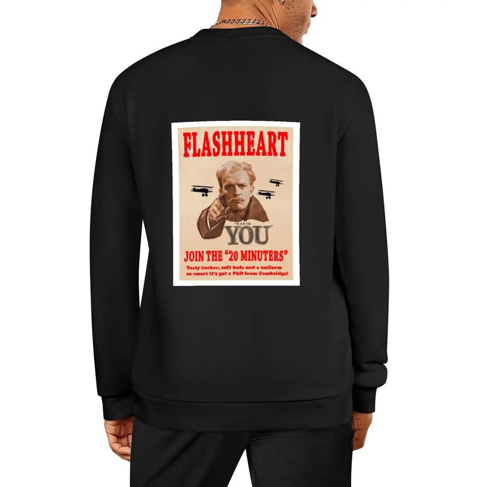 

FLASHHEART WANTS YOU Pullover men's clothes autumn new products men's sweat-shirt mens clothing new hoodies and sweatshirts