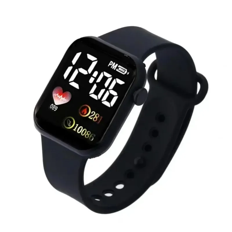 Relojes deportivos inteligentes LED Para hombres y mujeres, relojes de pulsera digitales, relojes casuales de silicona, regalos Para mujeres